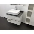 Тумба с раковиной Comforty Прага 75 дуб белый. Фото 6