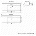 Раковина MELANA MLN-E120 (9120E). Фото 1