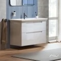 Комплект мебели Alavann Berta 105 белый зеркало largo 100. Фото 3