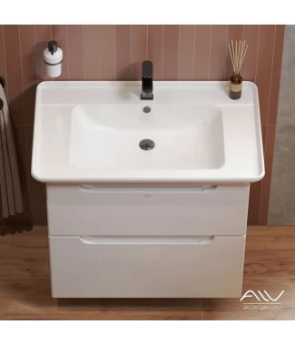 Тумба с раковиной Alavann Berta 85 белая
