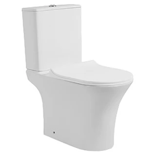 Унитаз компакт CeramaLux 1217-P с бачком и сиденьем микролифт