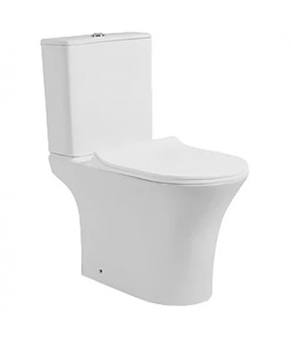 Унитаз компакт CeramaLux 1217-P с бачком и сиденьем микролифт