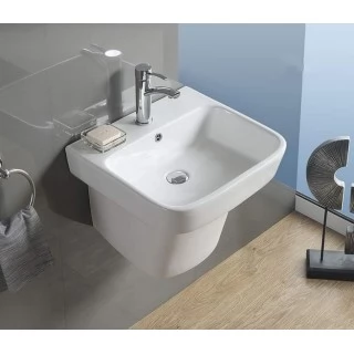 Раковина-чаша CeramaLux NB164  подвесная белая