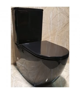 Унитаз-компакт CeramaLux NS-2176-18 с бачком и сиденьем микролифт