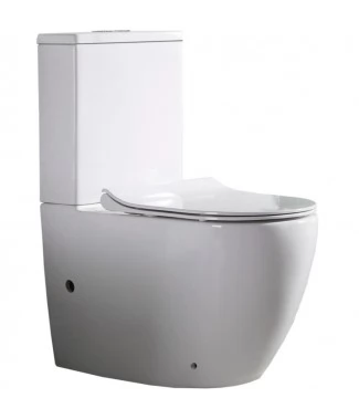 Унитаз-компакт CeramaLux NS-2176 с бачком и сиденьем микролифт