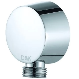 Подключение душевого шланга D&K DC1004894 хром