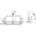 Смеситель для раковины D&K Hessen.Grimm DA1384101 хром. Фото 1