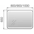 Зеркало 1Marka ЭКО/Eco 80. Фото 1