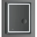 Зеркало AM.PM Gem 55 с LED-подсветкой, часами и косметическим зеркалом. Фото 2
