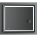 Зеркало AM.PM Gem 80 с LED-подсветкой, часами и косметическим зеркалом . Фото 1