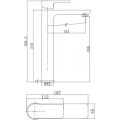 Смеситель Aquanet Arctic AF520-11СW для раковины. Фото 1