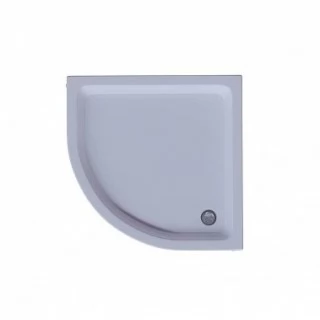 Акриловый поддон для душа Aquatek 100x100 белый с ножками с фронтальным экраном