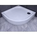 Акриловый поддон для душа Aquatek 90x90 белый с ножками с фронтальным экраном. Фото 2