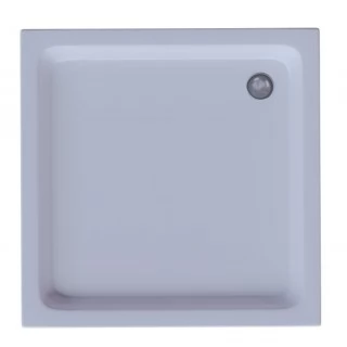 Акриловый поддон для душа Aquatek 90x90 квадрат белый с ножками с фронтальным экраном