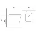 Комплект Aquatek SET AQUATEK ЛИБРА N-14 инсталляция INS-0000014 с унитазом AQ0530N-00 с сиденьем микролифт. Фото 1