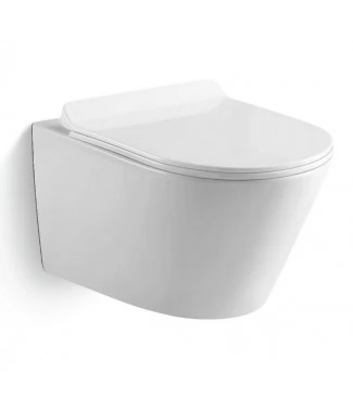 Унитаз подвесной Black&White Universe W-703 703W00 с сиденьем микролифт