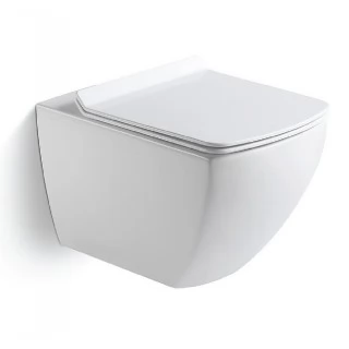 Унитаз подвесной Black&White Universe W-726 726W00 с сиденьем микролифт