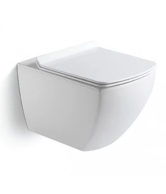 Унитаз подвесной Black&White Universe W-726 726W00 с сиденьем микролифт