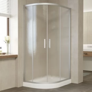 Душевой уголок Vegas Glass ZS-F 120*110 07 02 профиль матовый хром, стекло шиншилла