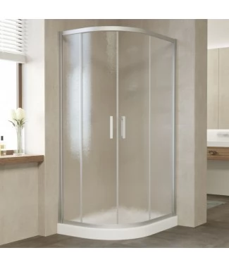 Душевой уголок Vegas Glass ZS-F 120*110 07 02 профиль матовый хром, стекло шиншилла