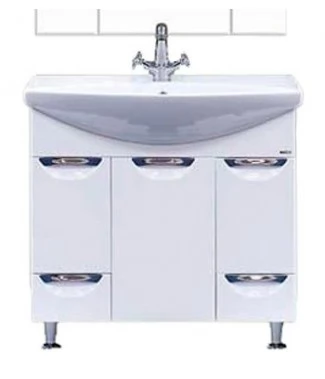 Тумба с раковиной 85 15.10 М белый