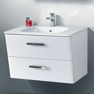Тумба с раковиной Belux Марсель 60 белая