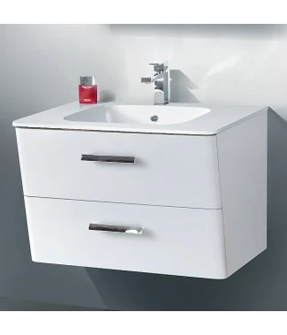 Тумба с раковиной Belux Марсель 60 белая