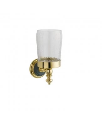 Стакан для зубных щеток Boheme Palazzo 10154 золото
