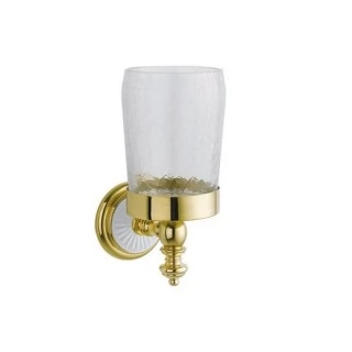 Стакан для зубных щеток Boheme Palazzo 10104 золото