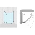 Душевой уголок UnitGlass CELESTA GP-D-110/110. Фото 3