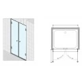 Душевая дверь UnitGlass CELESTA GL-DDW-100. Фото 1