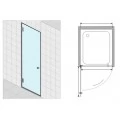 Душевая дверь UnitGlass CELESTA GL-D-65. Фото 2