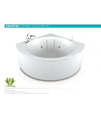 Акриловая ванна Aquatika Эстрада 136x136 BASIC