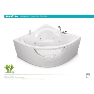 Акриловая ванна Aquatika Аквариум 150x150 BASIC