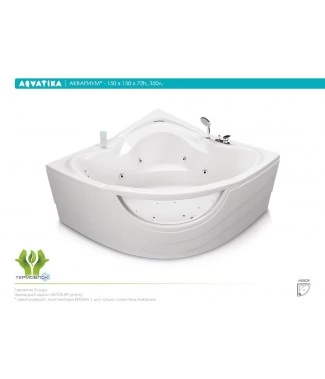 Акриловая ванна Aquatika Аквариум 150x150 BASIC
