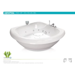 Акриловая ванна Aquatika Тема 150x150 STANDART