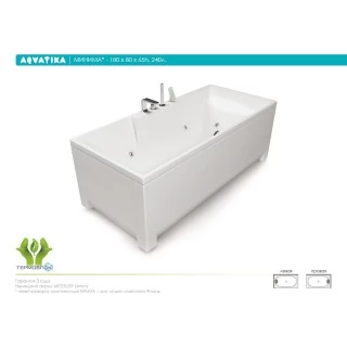 Акриловая ванна Aquatika Минима 180x80 STANDART