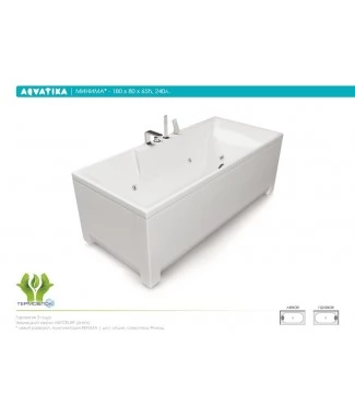 Акриловая ванна Aquatika Минима 180x80 BASIC