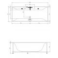 Акриловая ванна Aquatika Минима 180x80 STANDART. Фото 3