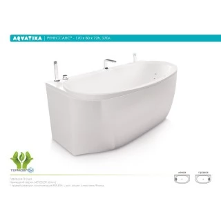 Акриловая ванна Aquatika Ренессанс 170x80 BASIC