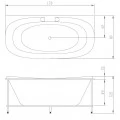 Акриловая ванна Aquatika Ренессанс 170x80 BASIC. Фото 2