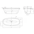 Акриловая ванна Aquatika Ренессанс 170x80 BASIC. Фото 4