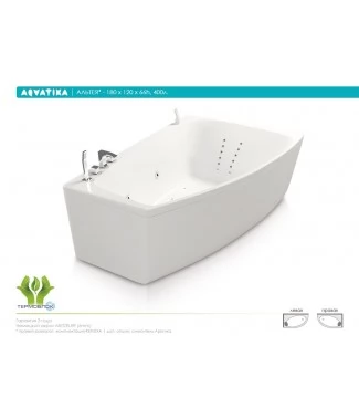 Акриловая ванна Aquatika Альтея 180x120 BASIC