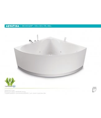 Акриловая ванна Aquatika Эволюция 150x150 BASIC