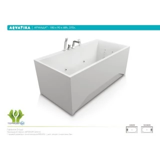 Акриловая ванна Aquatika Армада 180x90 BASIC