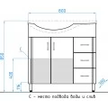 Комплект мебели Style Line Эко Стандарт №25 82 R белый. Фото 3