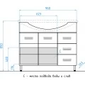 Комплект мебели Style Line Ирис 100. Фото 4