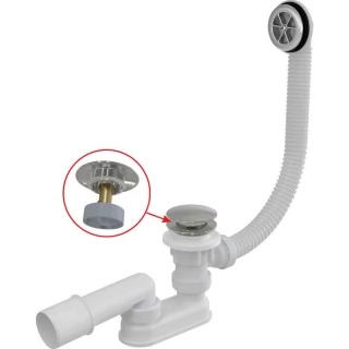 Сифон для ванны Alcaplast A505CKM-80 CLICK/CLACK