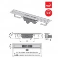 Душевой лоток AlcaPlast Professional APZ6-750 для цельной решетки. Фото 1