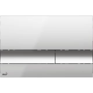 Клавиша смыва AlcaPlast Basic M1721 хром глянцевый